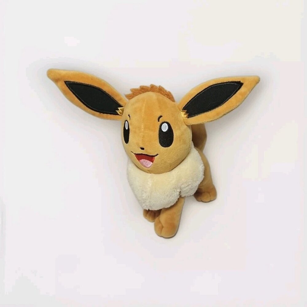 Pokemon Eevee Standing Plush Toy Stuffed Animal 9” Wicked Cool Toys
